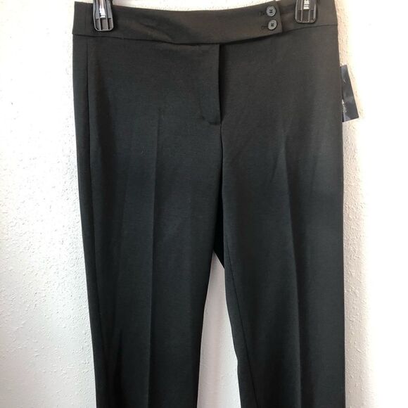 NWT Luciano Dante Black Slack Pants Size 8 - Picture 2 of 7